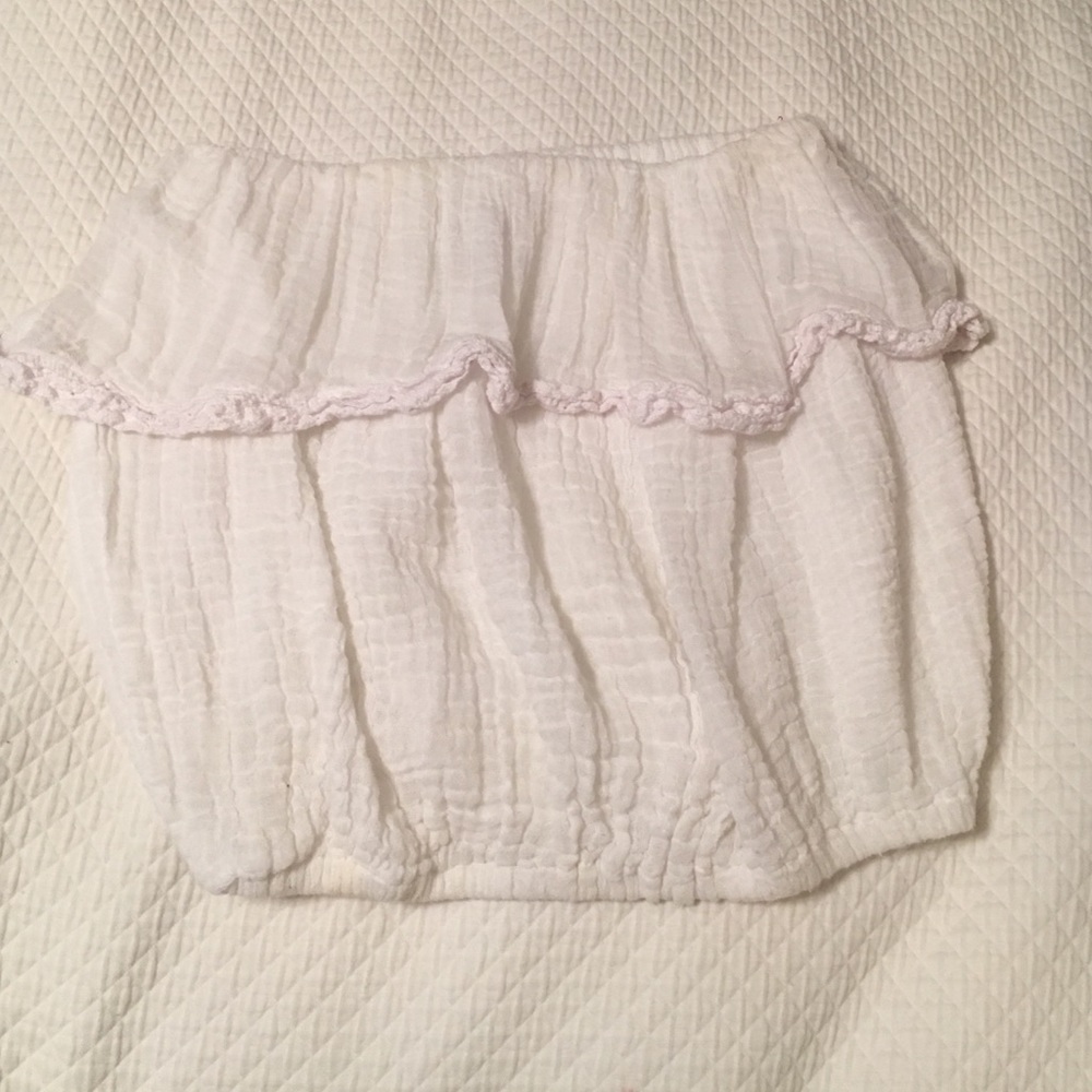 Elon white tube top